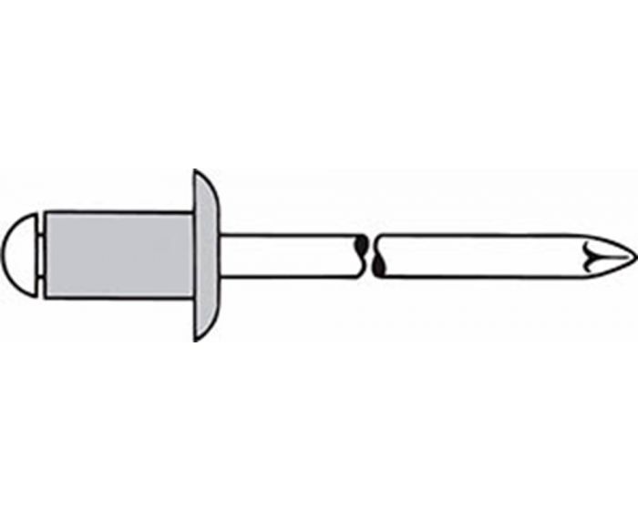 Blindklinknagel-aluminium/staal-4,8-mm-12---14-mm-500st.-doos