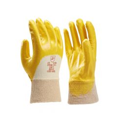 Handschoen-NBR-geel-L